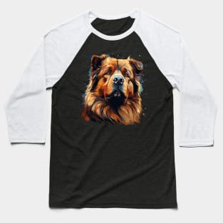 Patriotic Chow Chow Baseball T-Shirt